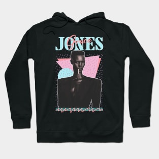 Vintage Faded Style // Grace Jones 80s Aesthetic Style Hoodie